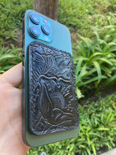 Load image into Gallery viewer, Iphone Mexican Divina Leather Mag Safe Wallet - Black