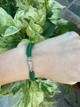 Load image into Gallery viewer, Adjustable Handcrafted Sports Logo Threaded Bracelet - Made in Mexico