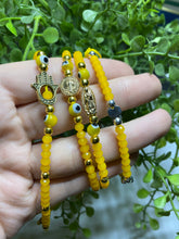 Load image into Gallery viewer, Mexican Heritage: Handcrafted Plastic Crystal Beaded Evil Eye Bracelets for Protection and Luck