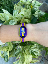 Load image into Gallery viewer, Adjustable Handcrafted Sports Logo Threaded Bracelet - Made in Mexico