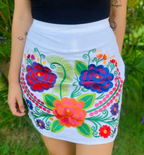 Load image into Gallery viewer, Diosa Floral Mexican Mini Skirt