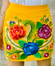 Load image into Gallery viewer, Diosa Floral Mexican Mini Skirt