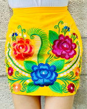 Load image into Gallery viewer, Diosa Floral Mexican Mini Skirt