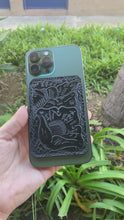 Load and play video in Gallery viewer, Iphone Mexican Divina Leather Mag Safe Wallet - Black
