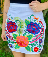 Load image into Gallery viewer, Diosa Floral Mexican Mini Skirt

