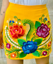 Load image into Gallery viewer, Diosa Floral Mexican Mini Skirt
